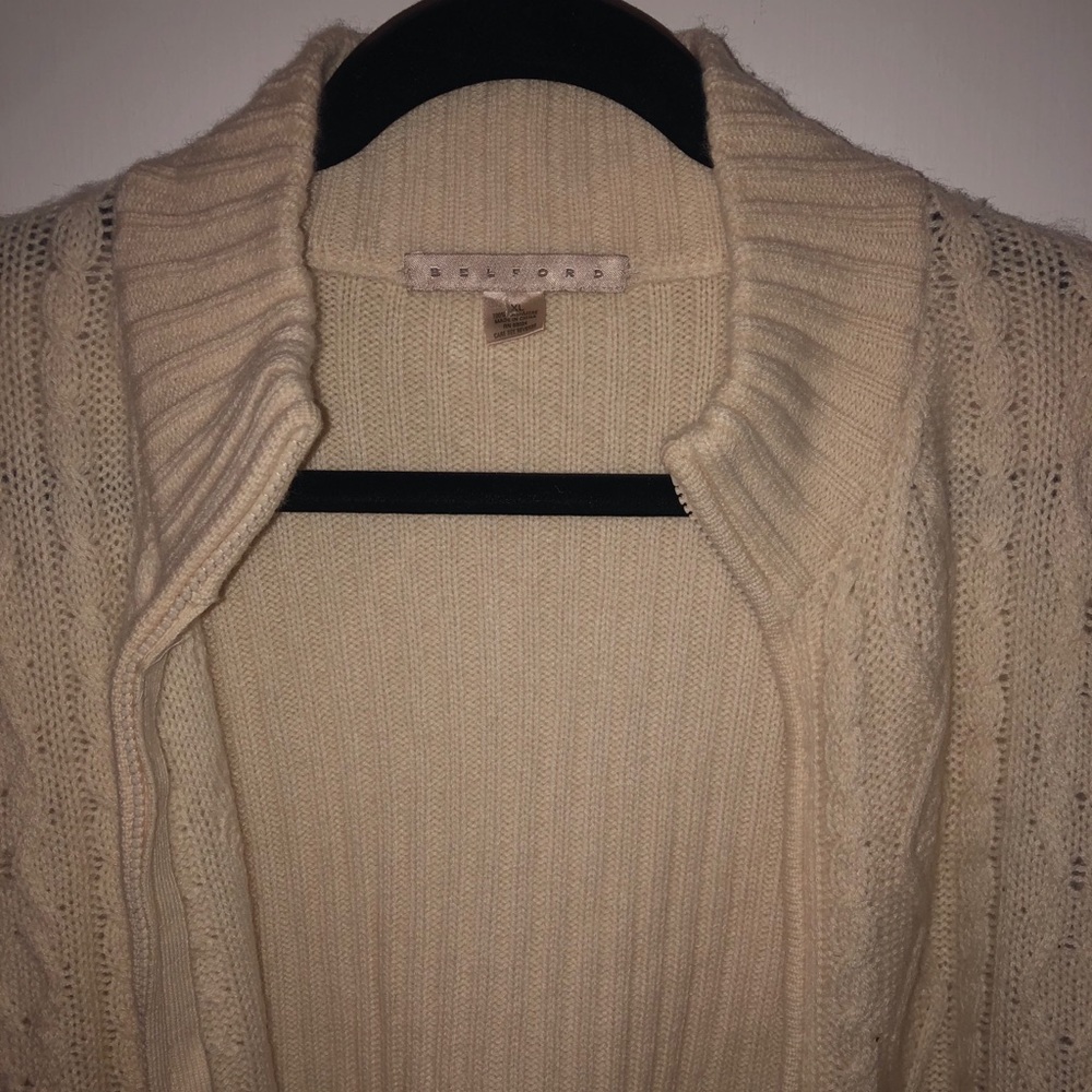 Belford 100% Cashmere cream sweater vest